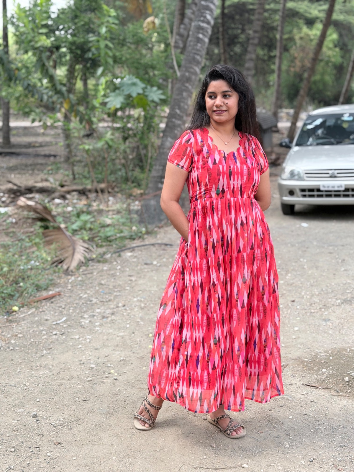 Georgette Feeding Frock GEF23
