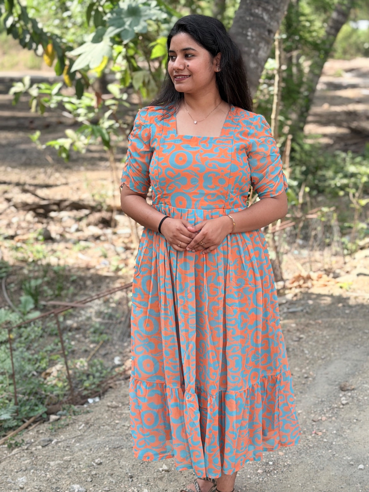 Georgette Feeding Frock GEF22
