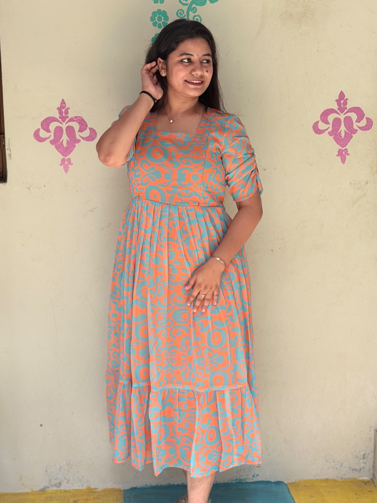 Georgette Feeding Frock GEF22