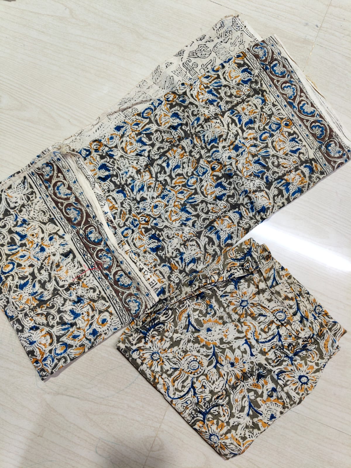 Kalamkari Phant and Dupatta KPD03