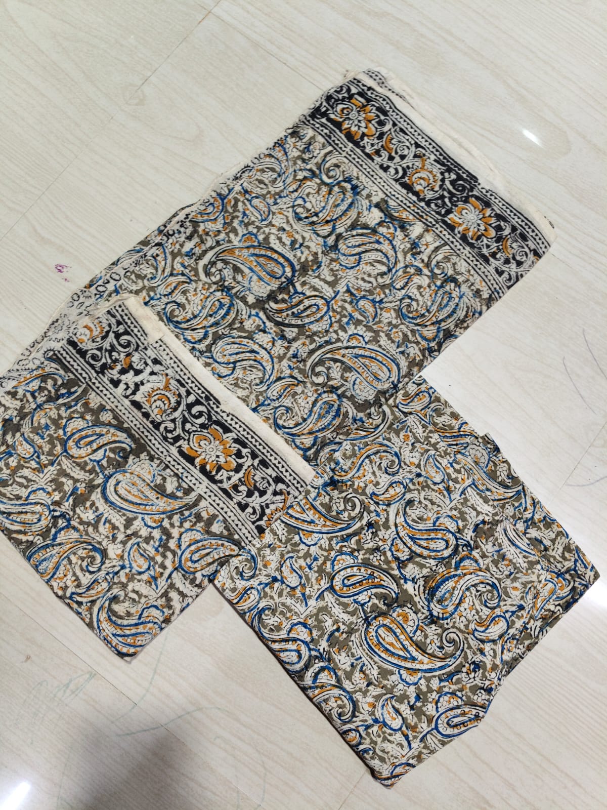 Kalamkari Phant and Dupatta KPD06