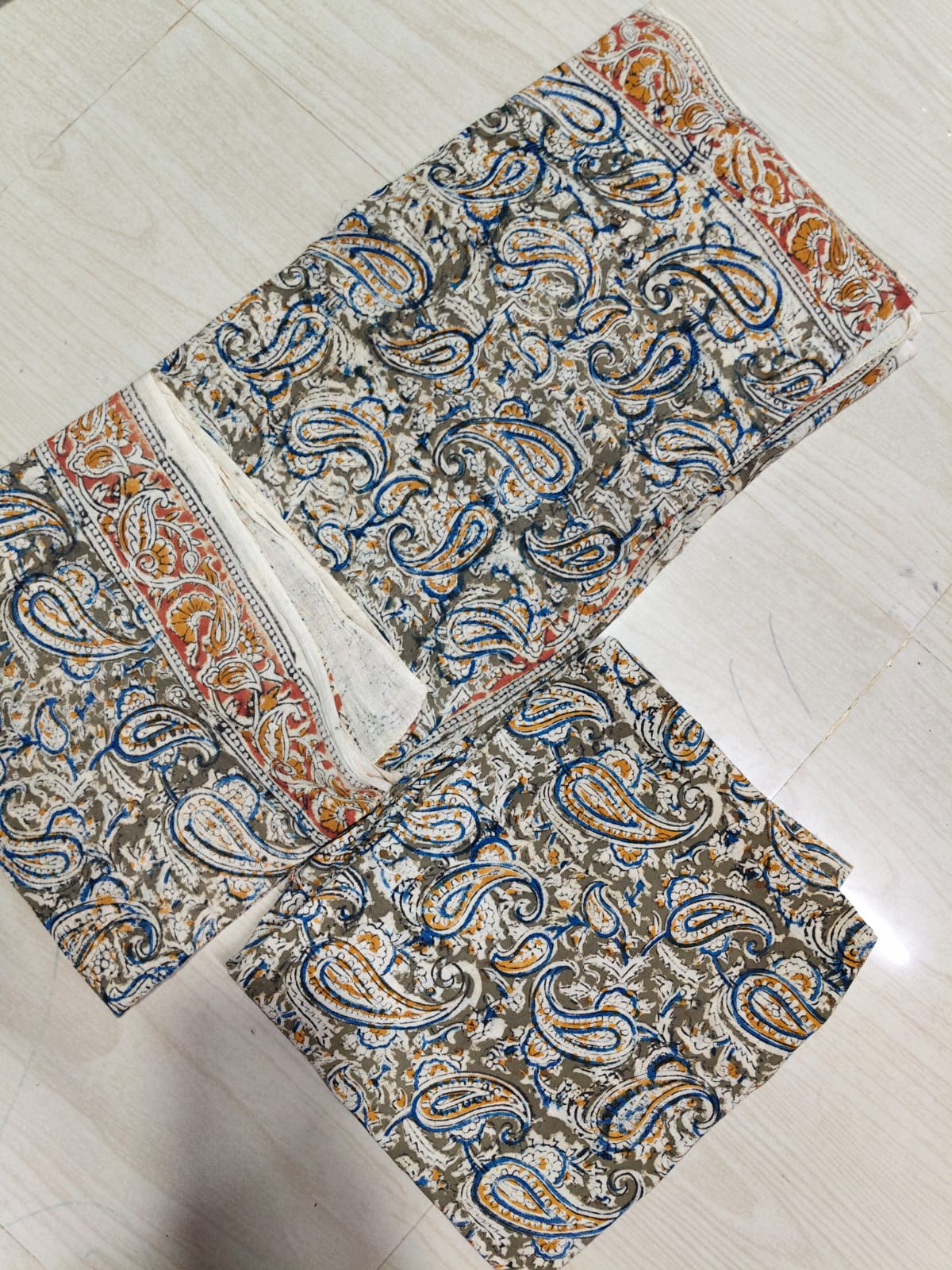 Kalamkari Phant and Dupatta KPD09