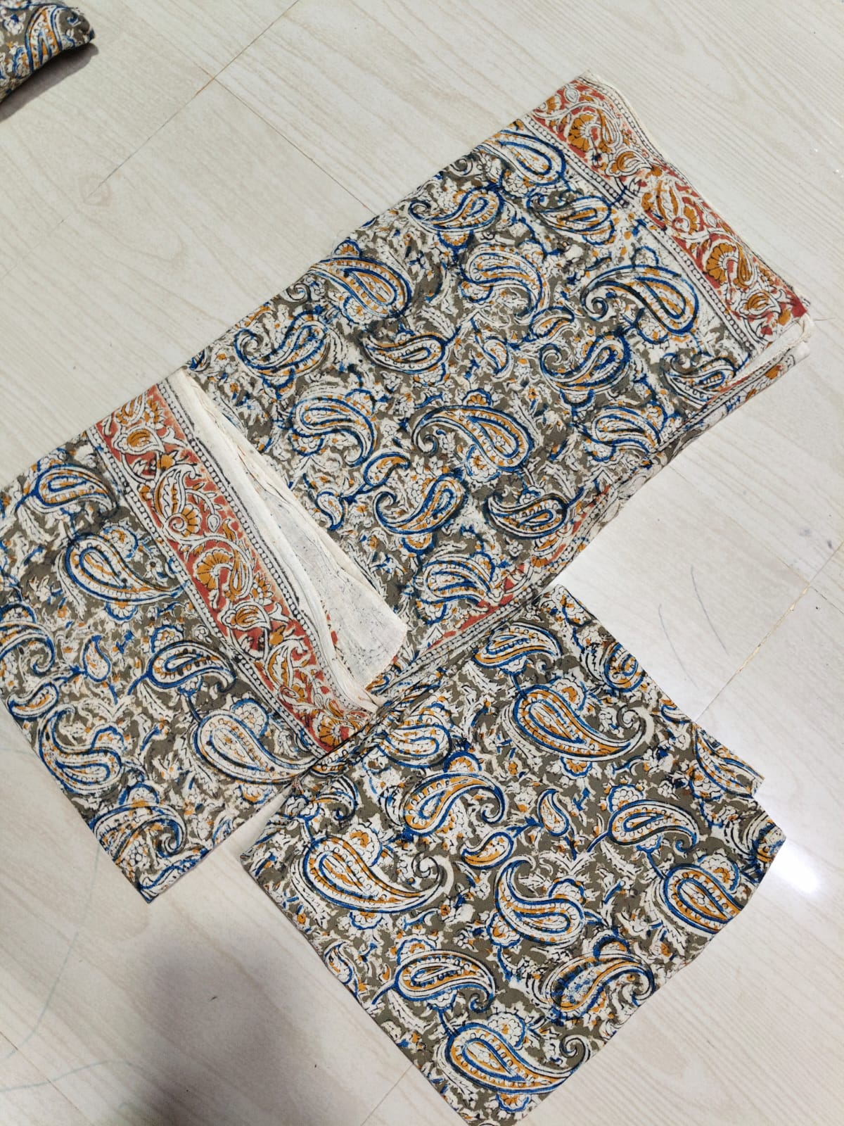 Kalamkari Phant and Dupatta KPD09
