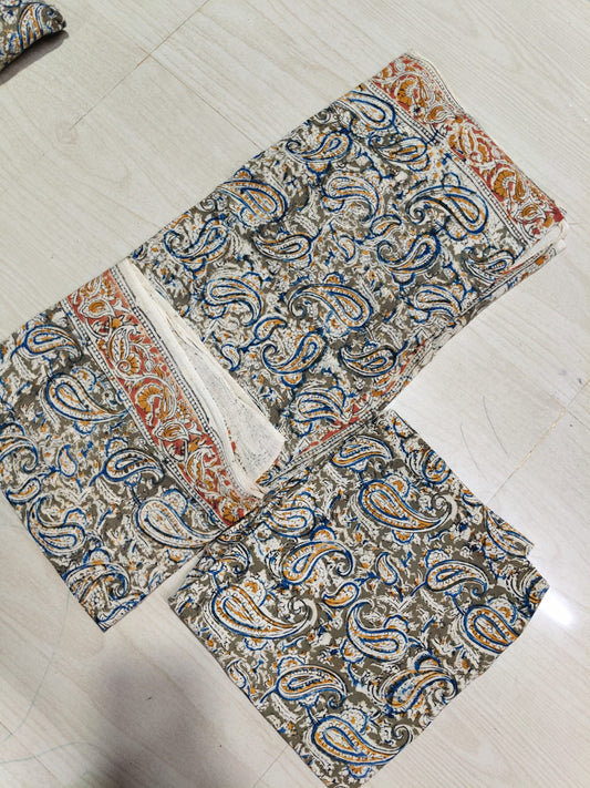 Kalamkari Phant and Dupatta KPD09