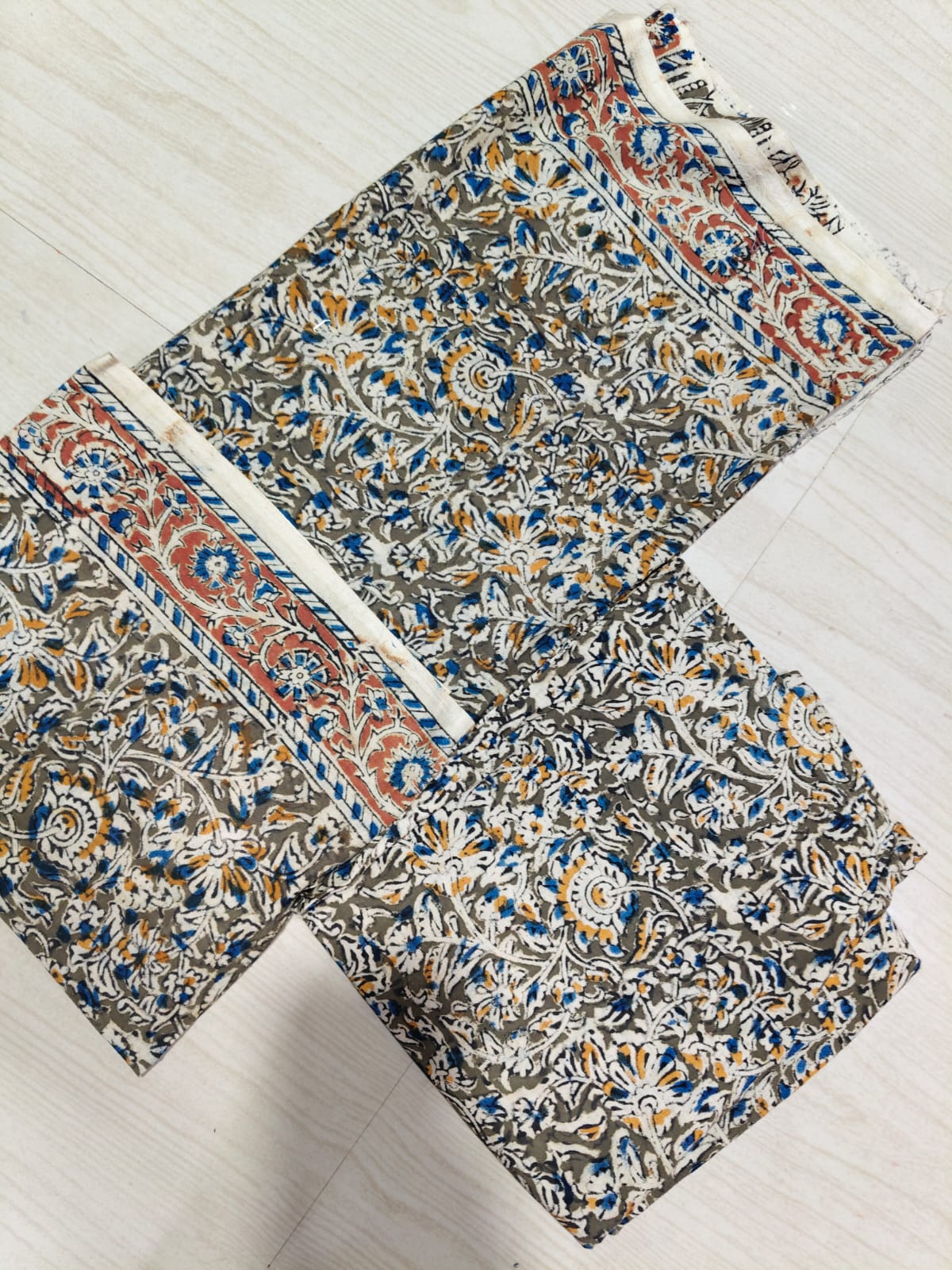 Kalamkari Phant and Dupatta KPD16