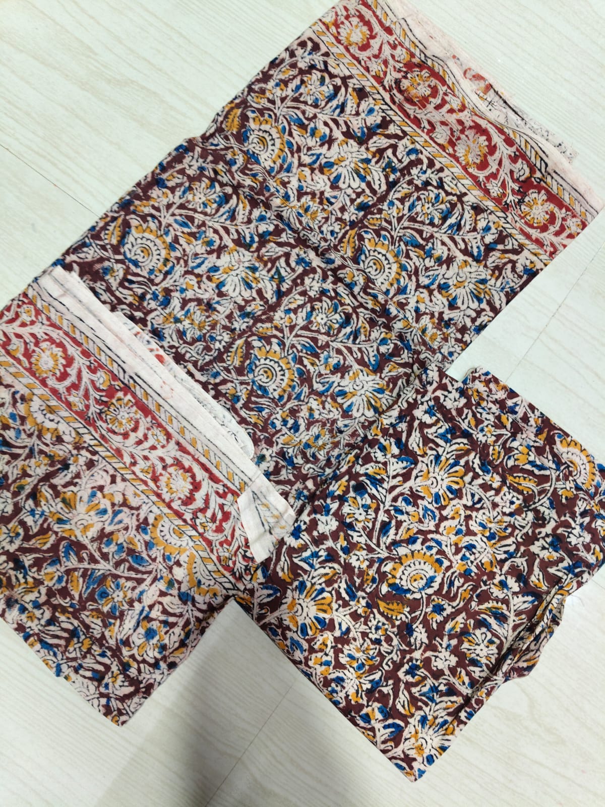 Kalamkari Phant and Dupatta KPD17