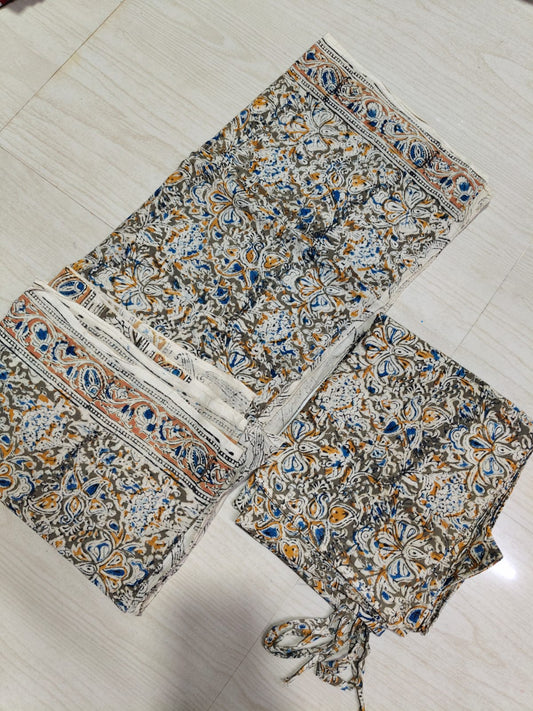 Kalamkari Phant and Dupatta KPD18