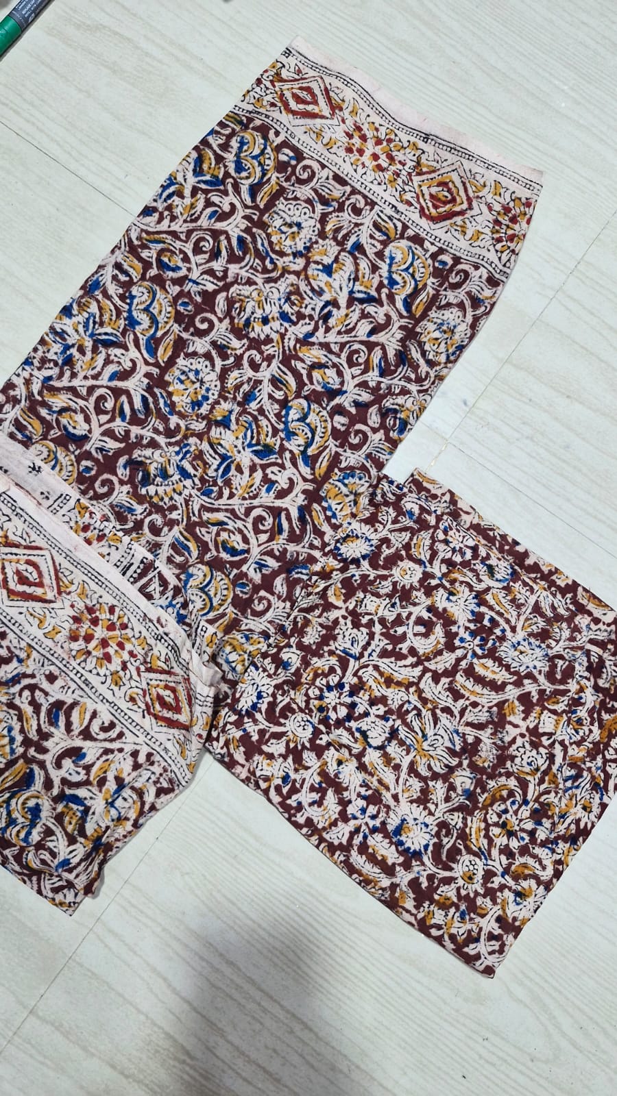 Kalamkari Phant and Dupatta KPD21