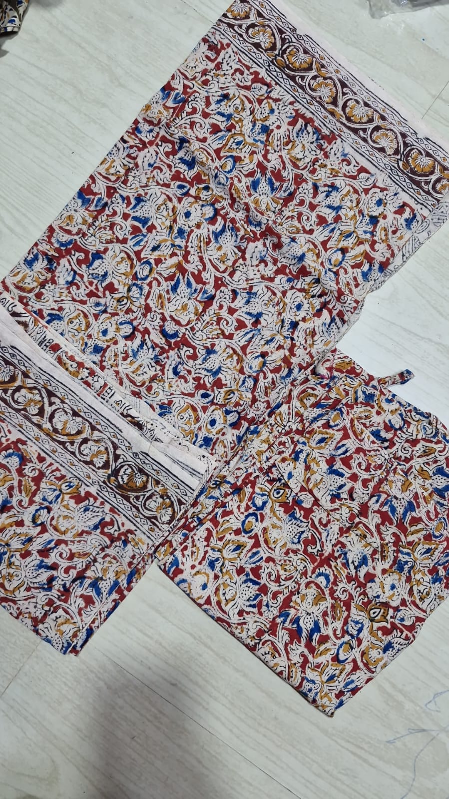 Kalamkari Phant and Dupatta KPD31