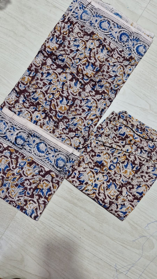Kalamkari Phant and Dupatta KPD35