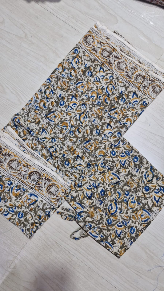 Kalamkari Phant and Dupatta KPD36