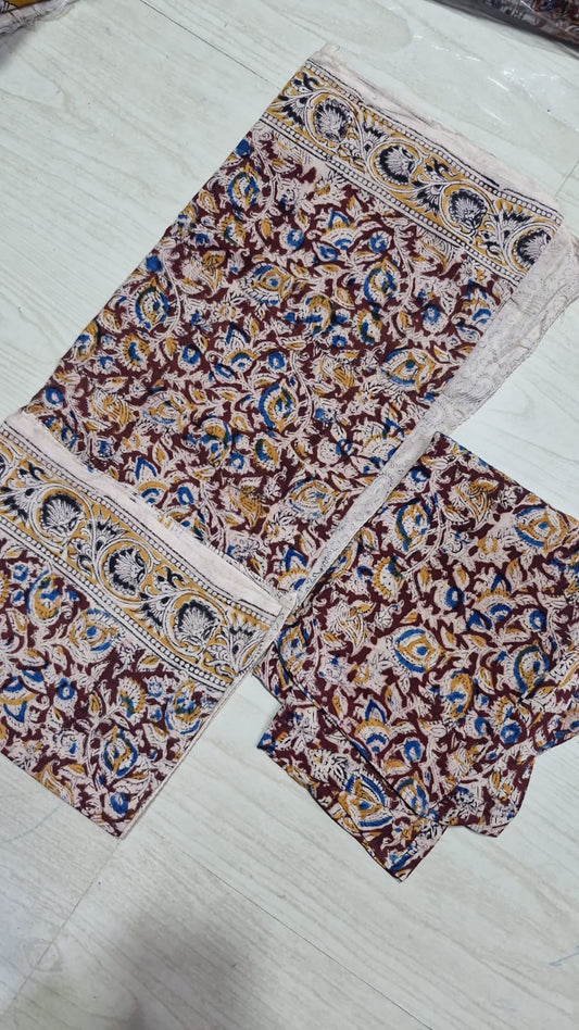 Kalamkari Phant and Dupatta KPD37