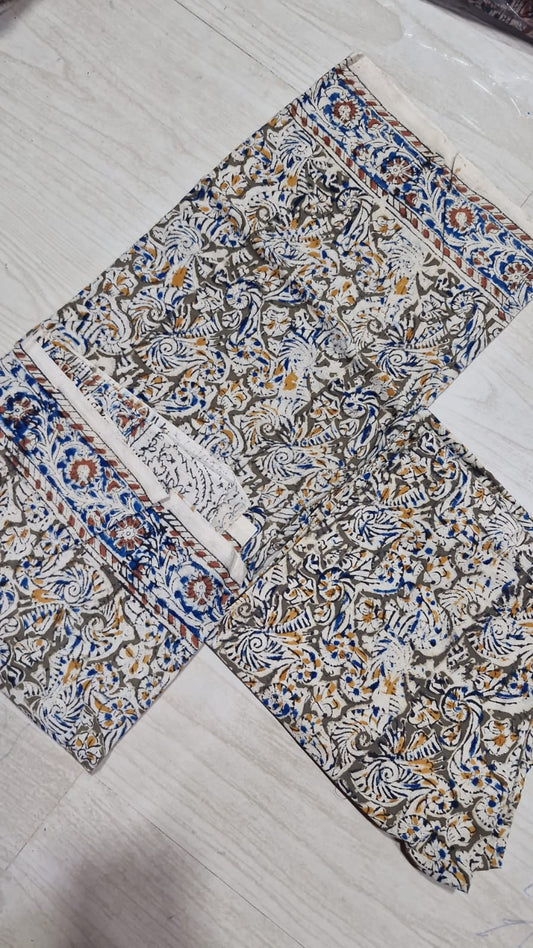 Kalamkari Phant and Dupatta KPD38