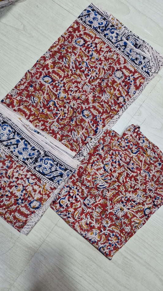 Kalamkari Phant and Dupatta KPD39