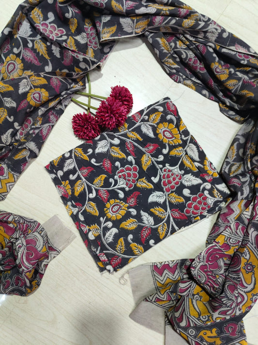 Kalamkari Top and Dupatta  RS15