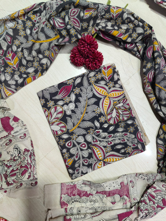 Kalamkari Top and Dupatta  RS20