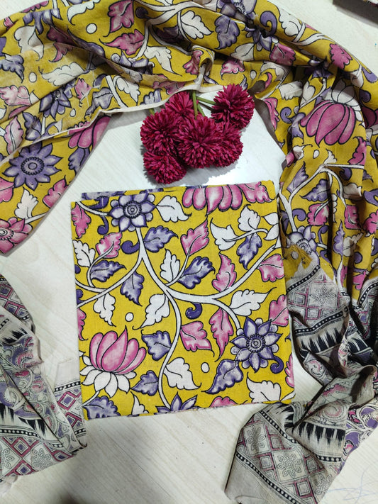 Kalamkari Top and Dupatta  RS21