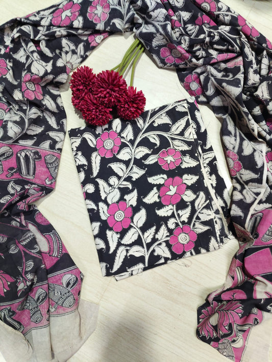 Kalamkari Top and Dupatta  RS21