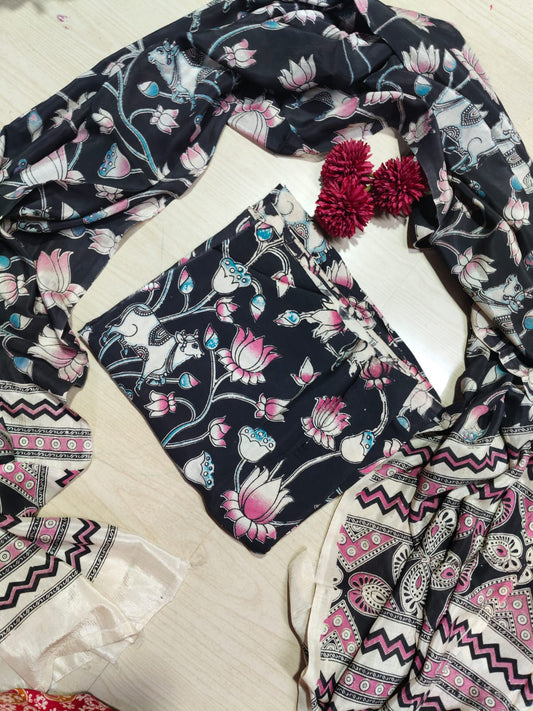 Chennuri Silk Top with Dupatta  RS22