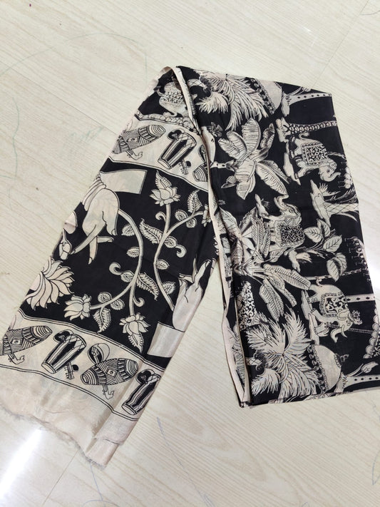 Kalamkari Duppatas (Cotton & Silk) KZD32