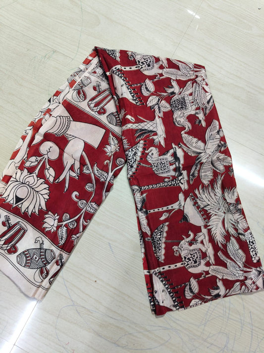 Kalamkari Duppatas (Cotton & Silk) KZD47