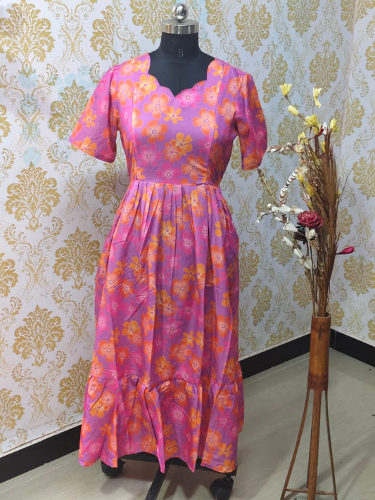 Cotton  Feeding Frock  IFF39
