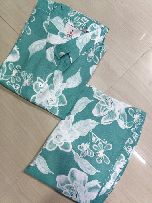 A Line Vertican Silk Kurti  AVS27