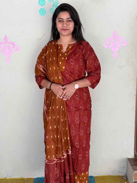 Petals Dupatta Sets  FDS02