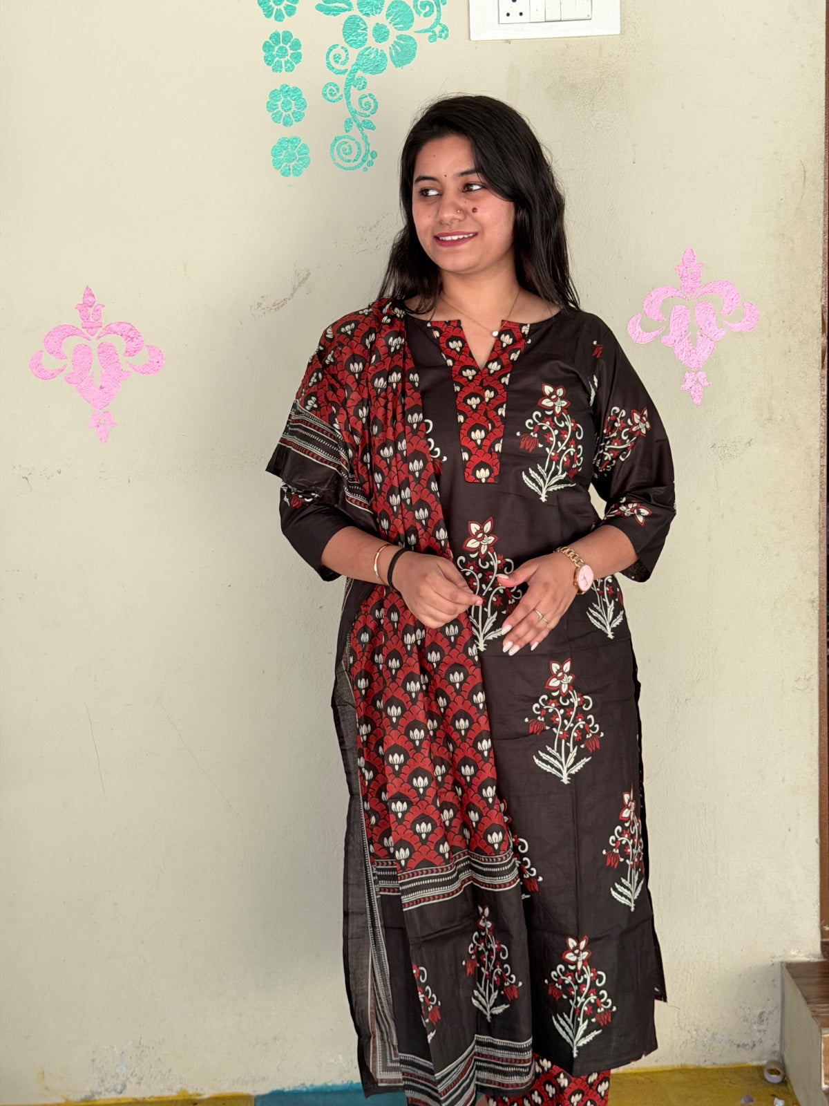 Petals Dupatta Sets  FDS01