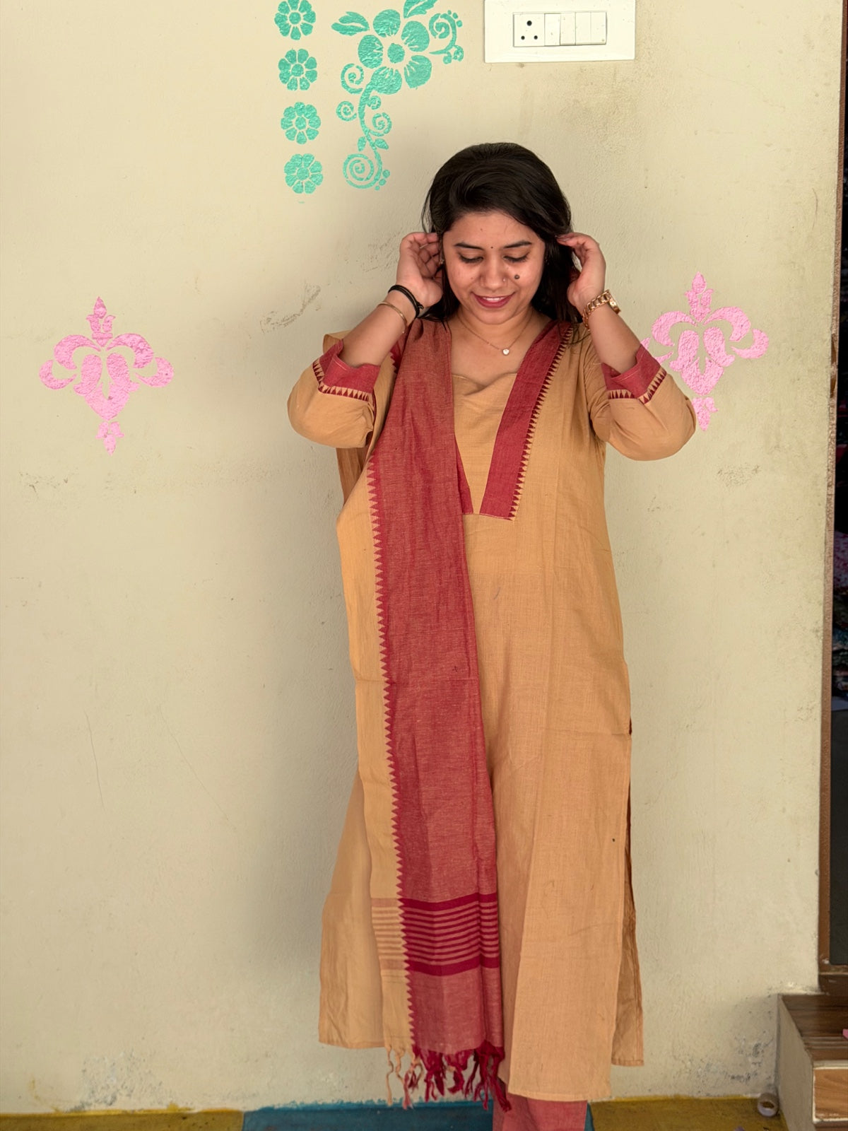 Petals Dupatta Sets  FDS238