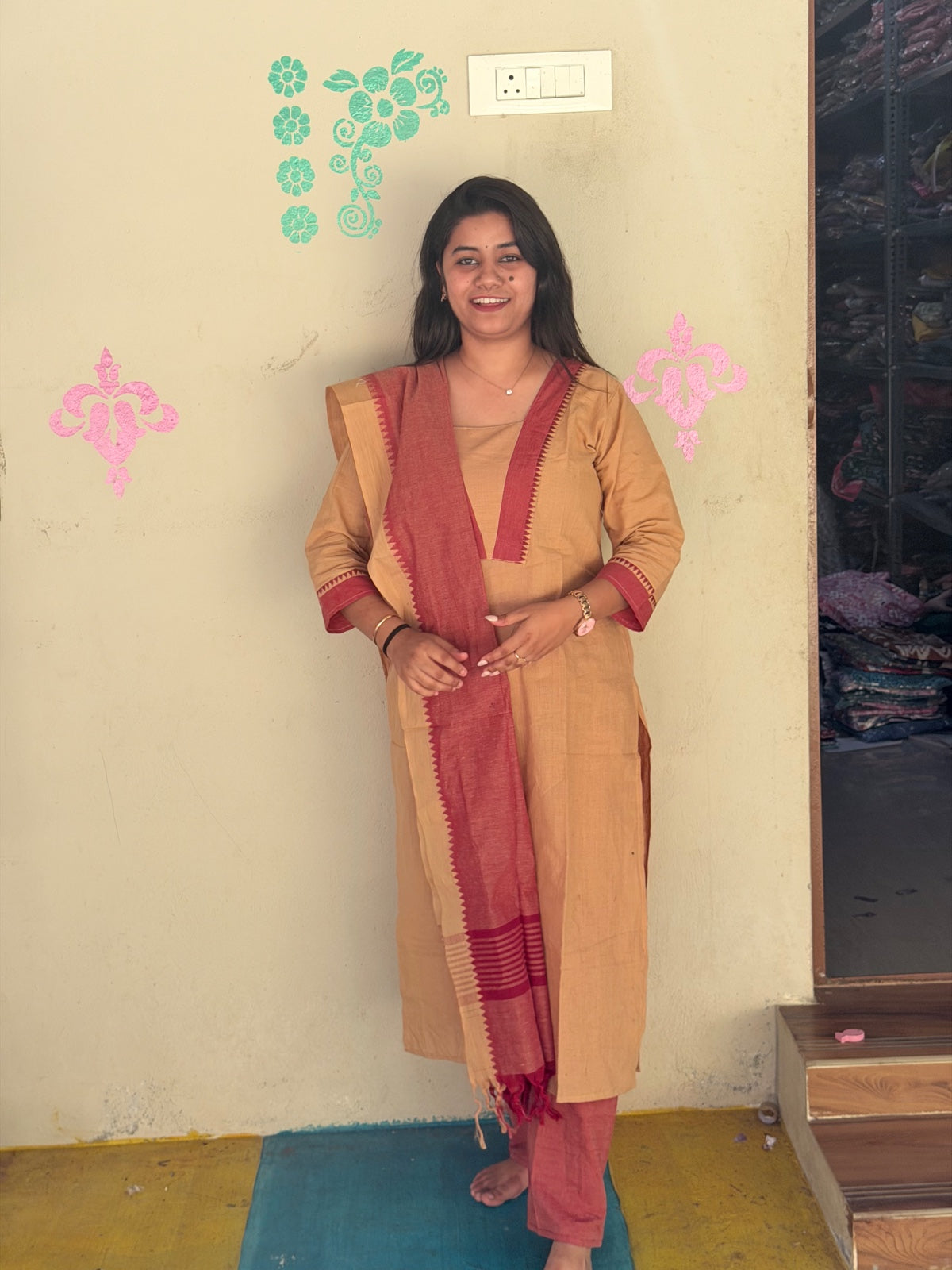 Petals Dupatta Sets  FDS238