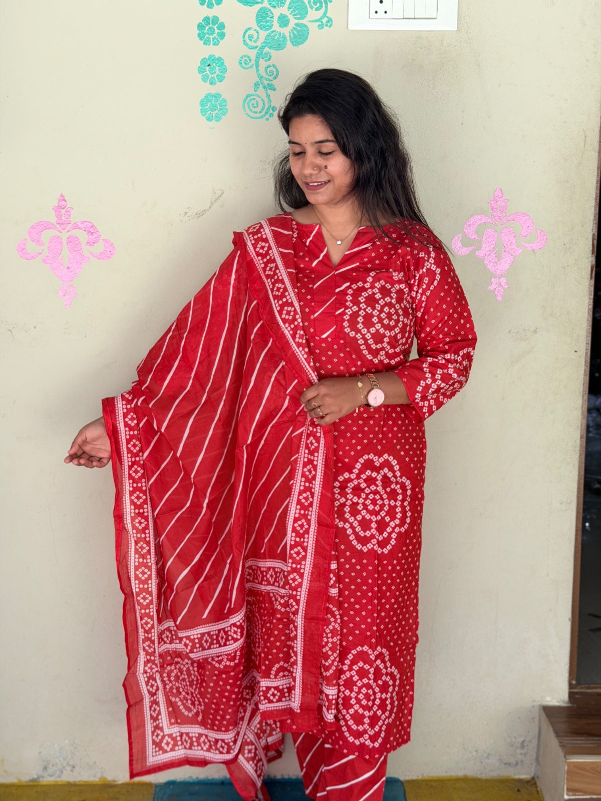 Petals Dupatta Sets  FDS261