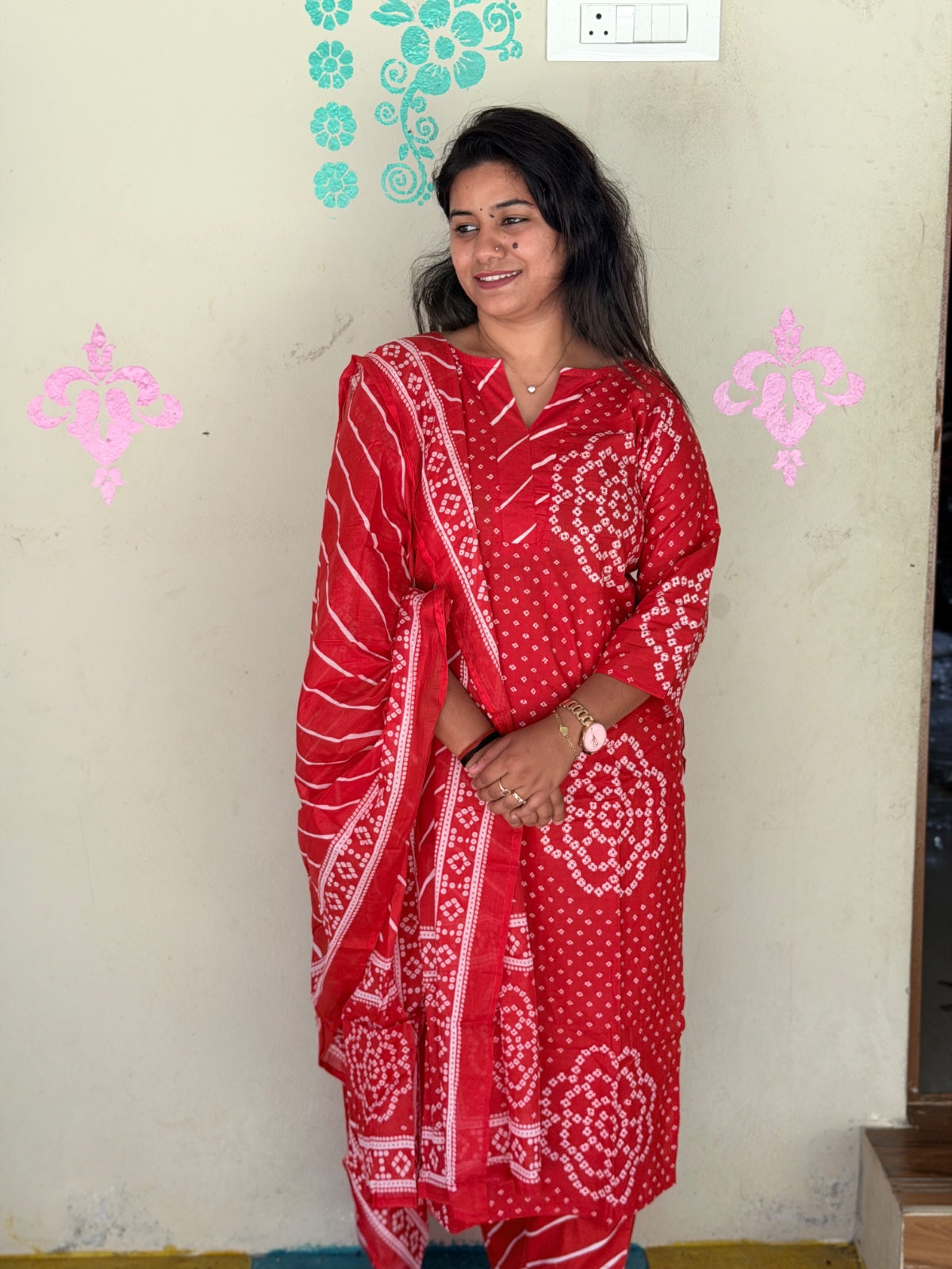 Petals Dupatta Sets  FDS261