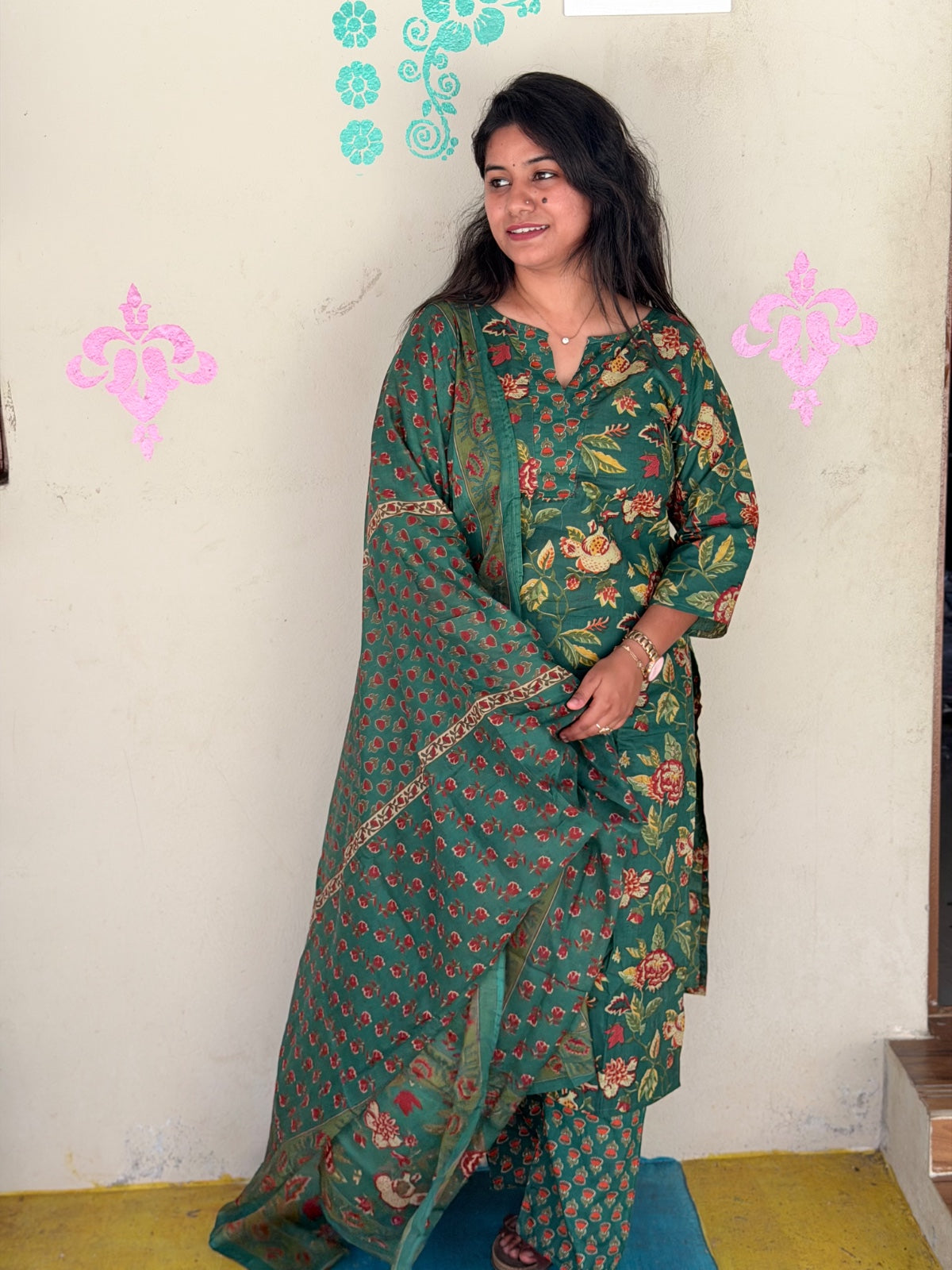 Petals Dupatta Sets  FDS262
