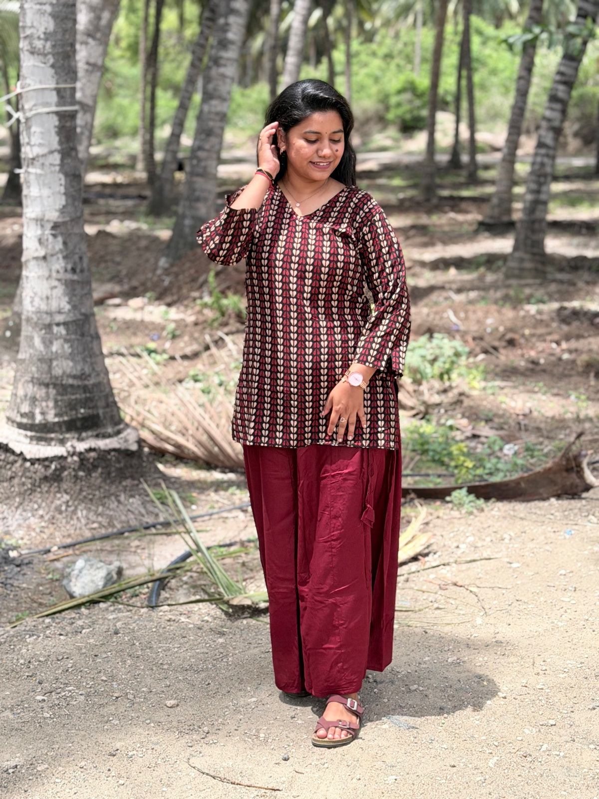 Short Kurthi With Palazzo  SKP28