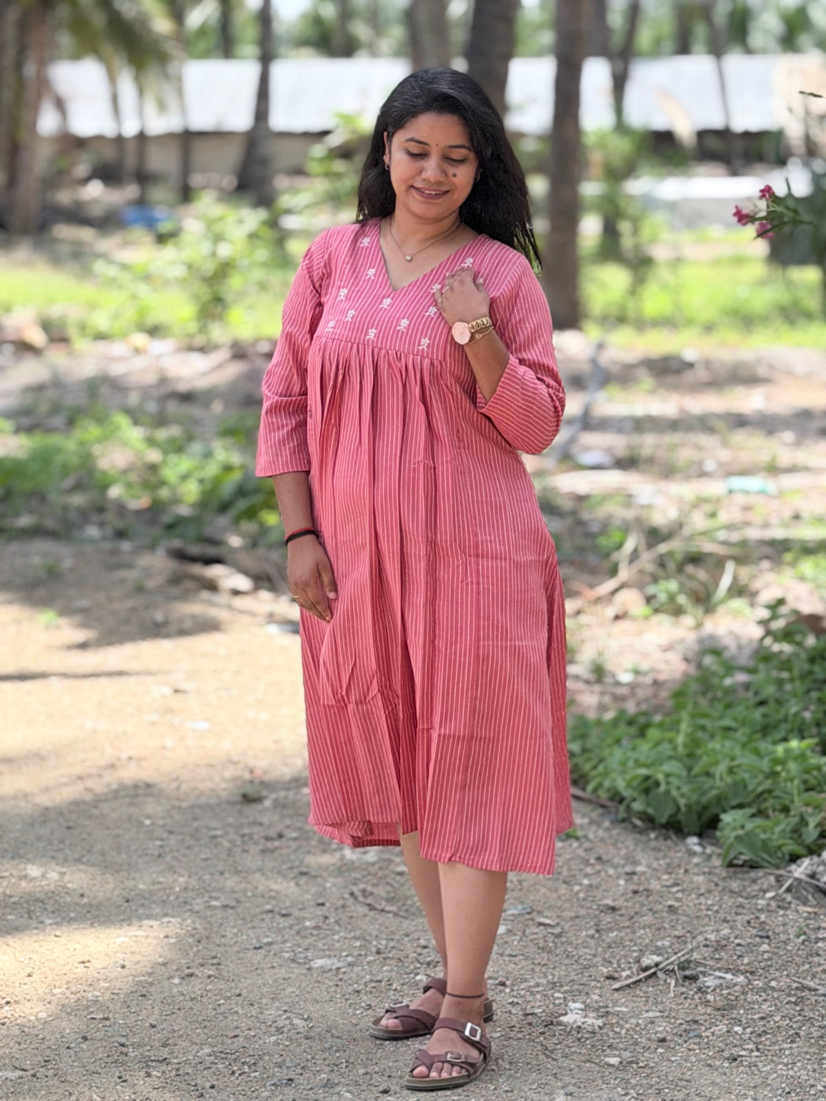 Cotton Feeding Frock  IFF65