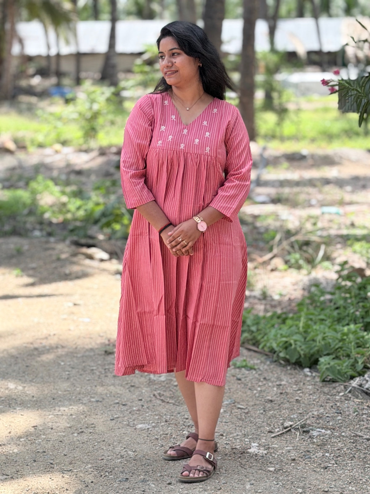Cotton Feeding Frock  IFF65