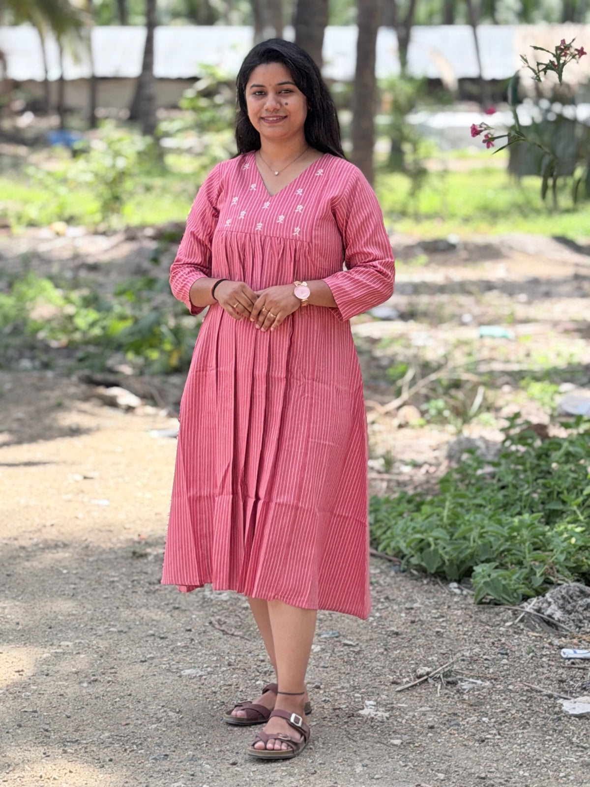 Cotton Feeding Frock  IFF65