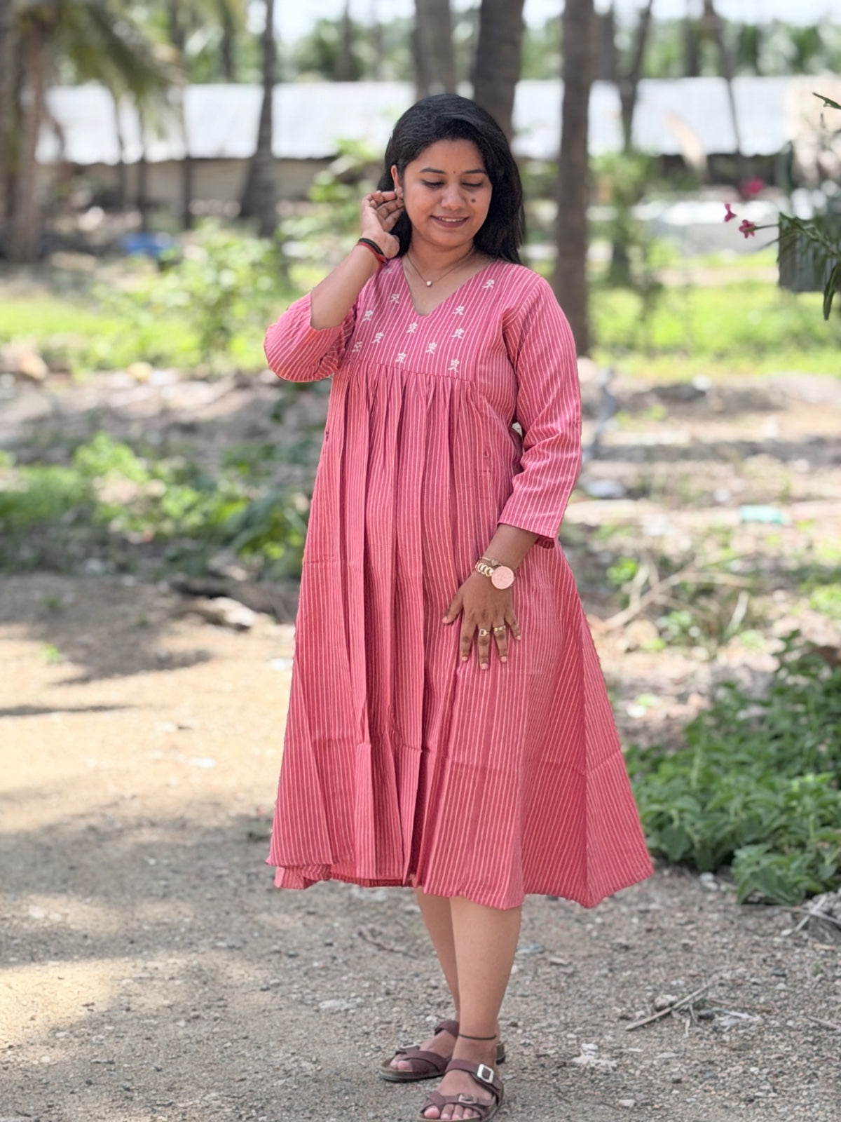 Cotton Feeding Frock  IFF65