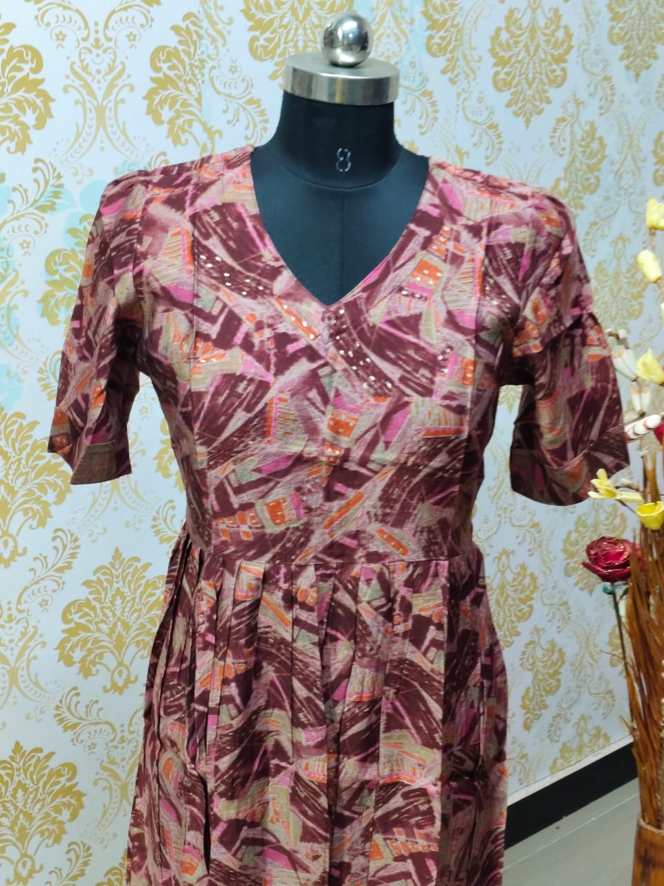 Premium Rayon Frock  CFF138