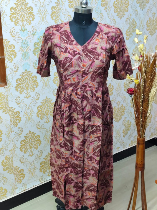 Premium Rayon Frock  CFF138