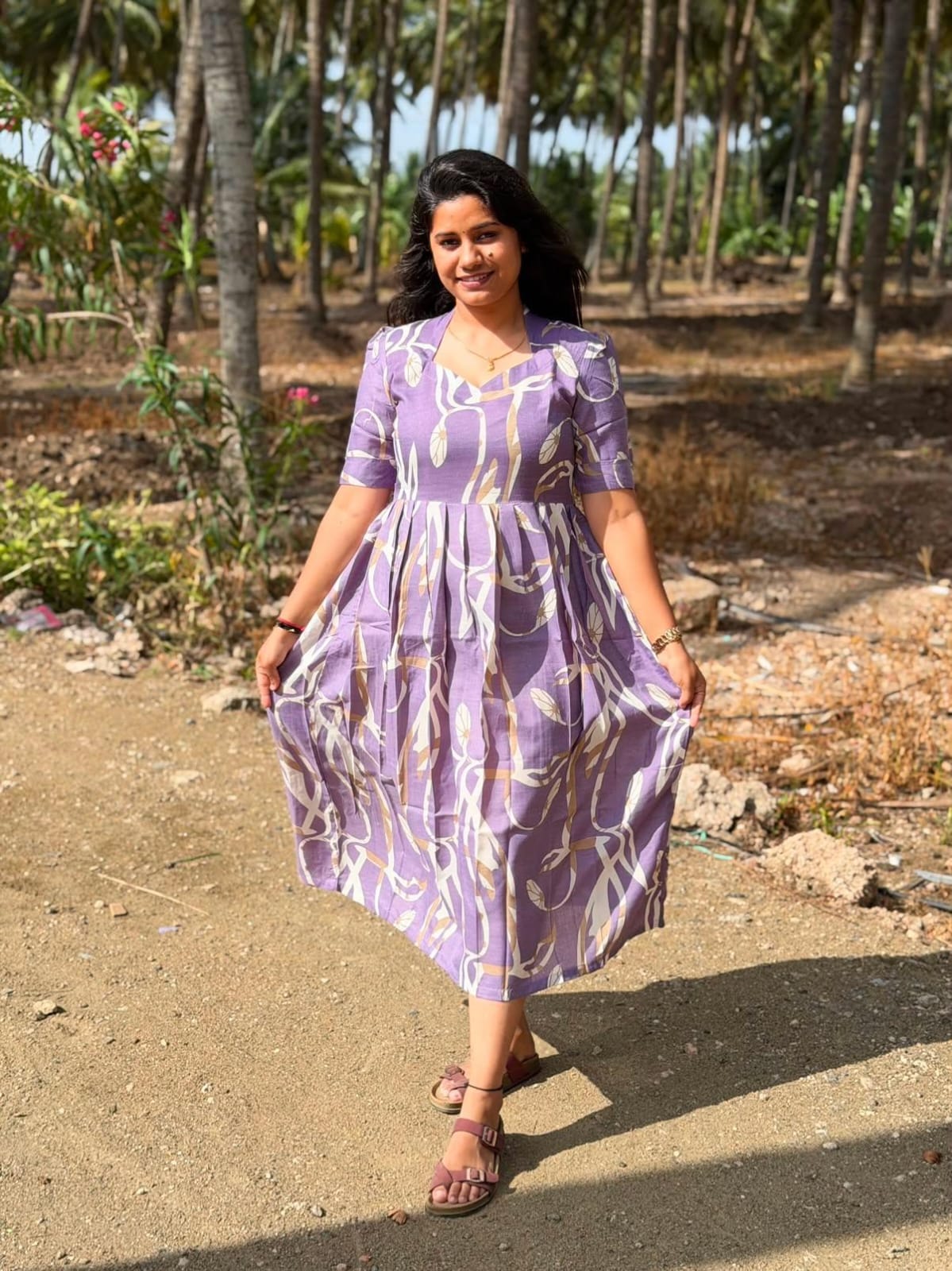 Cotton Floral  Maxi CFF160