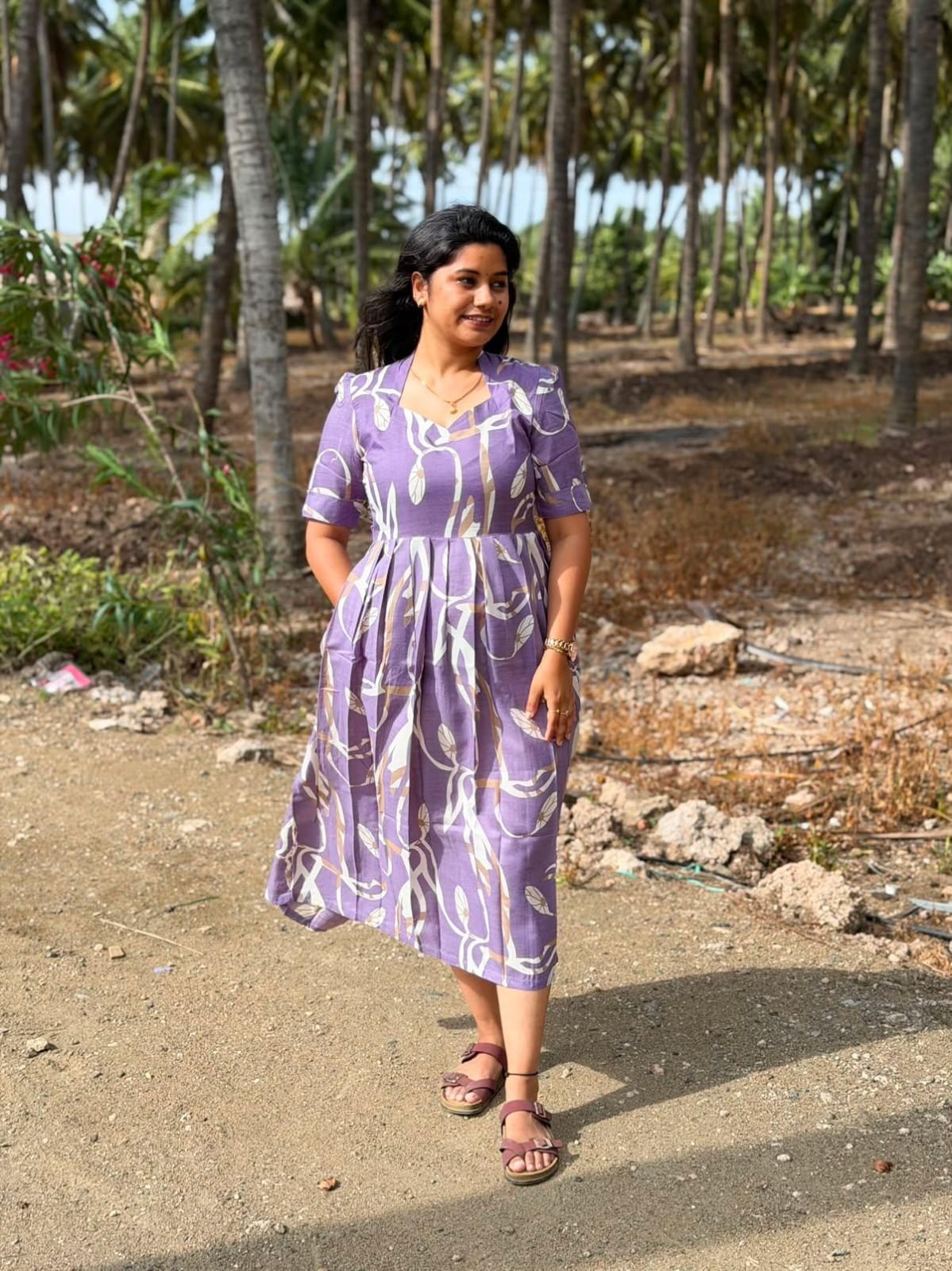 Cotton Floral  Maxi CFF160
