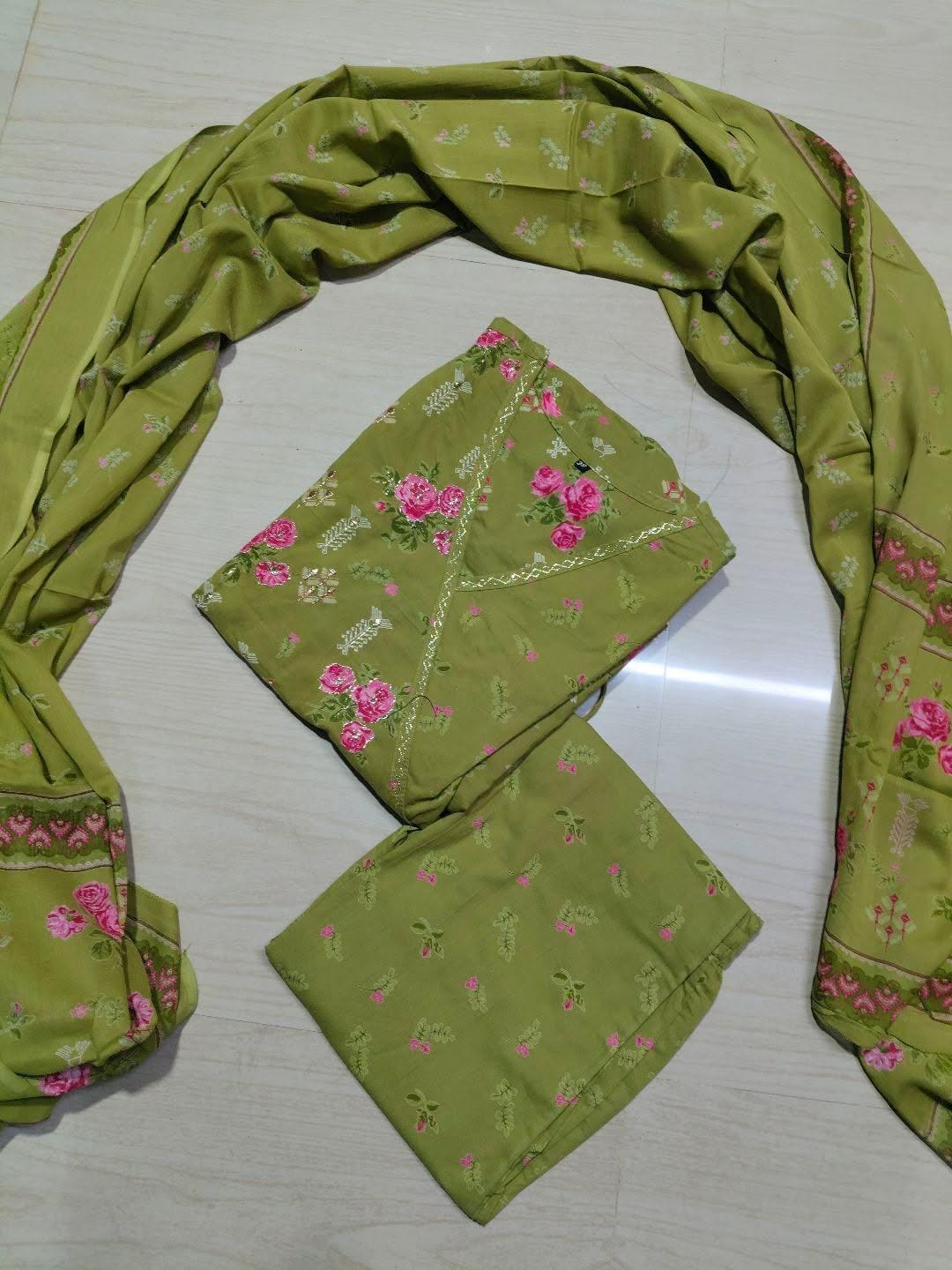 Cotton Floral Anarkali  CA03