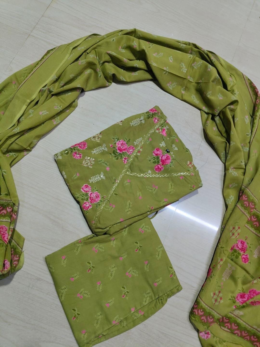 Cotton Floral Anarkali  CA03