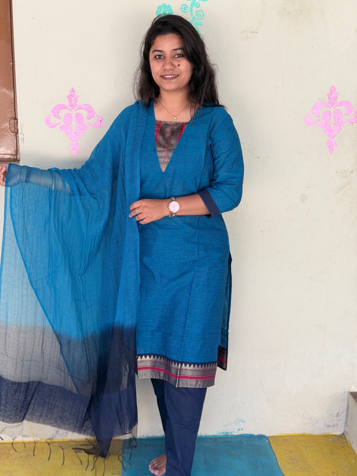 Petals Dupatta Sets  FDS283