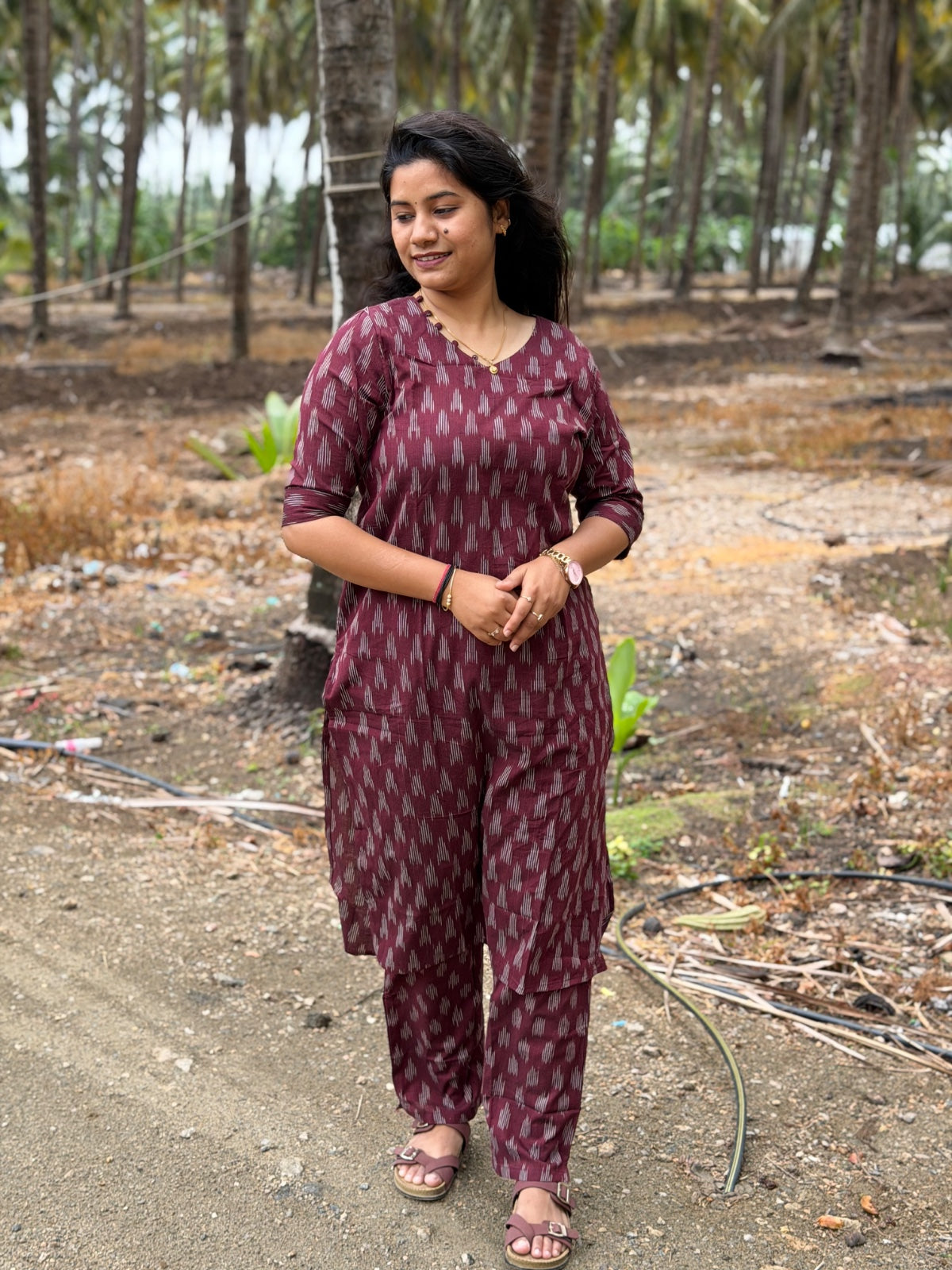 Ikkat Kurti With Phant  CKP02