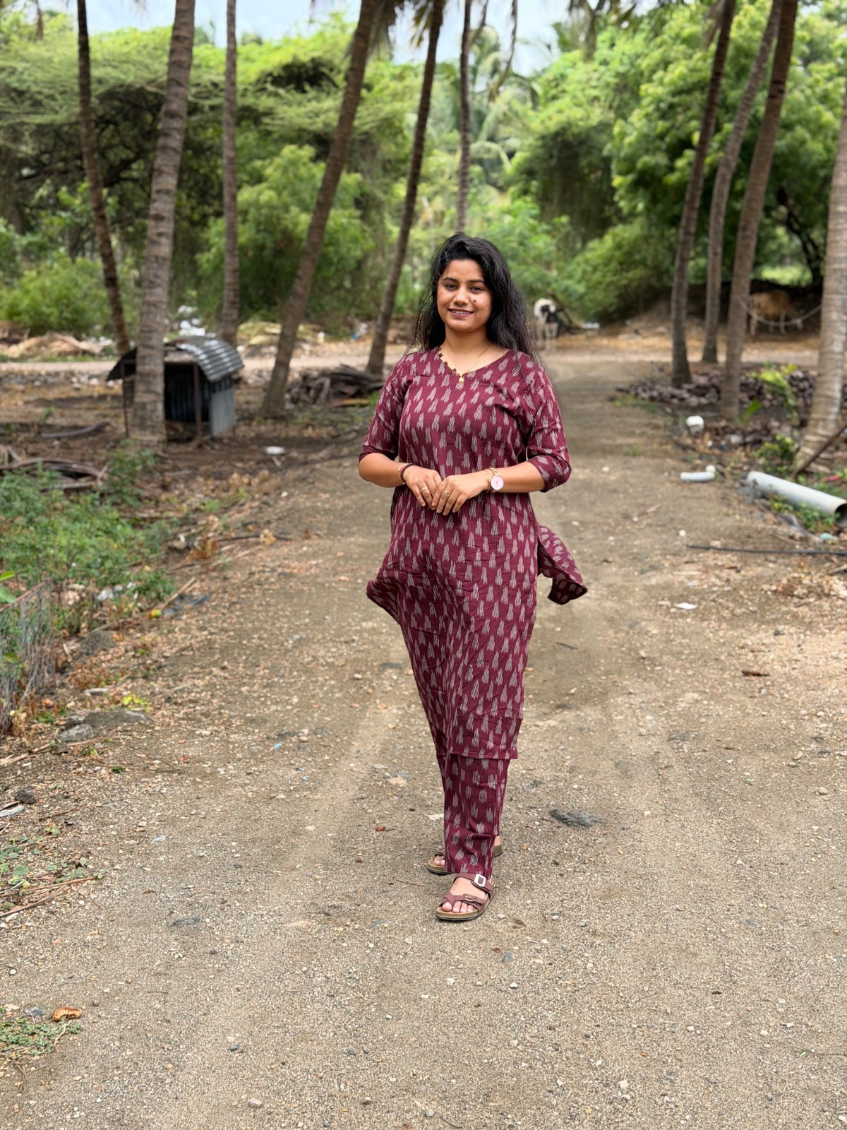 Ikkat Kurti With Phant  CKP02