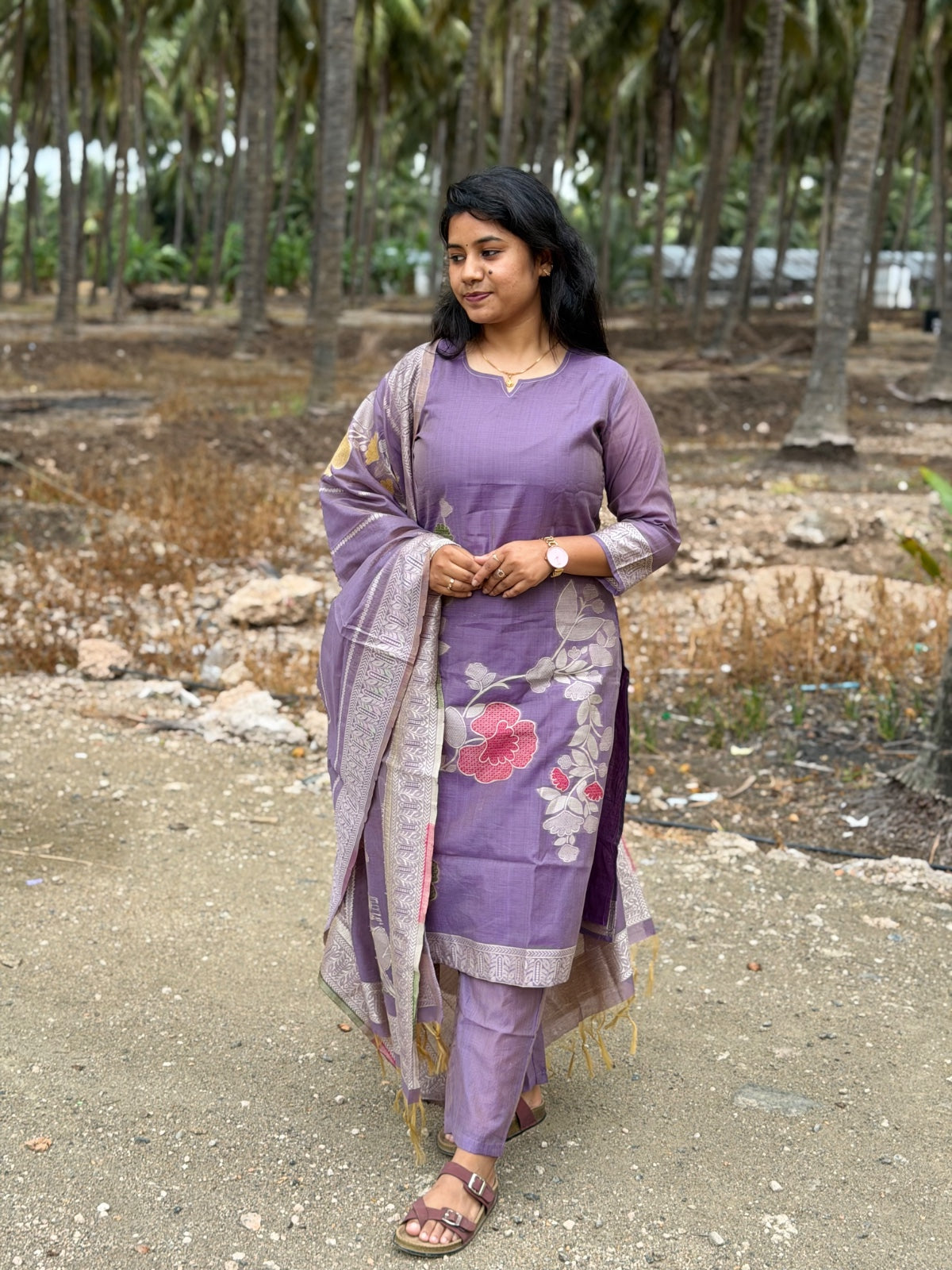 Premium Jamdani Kurti  Set EW87