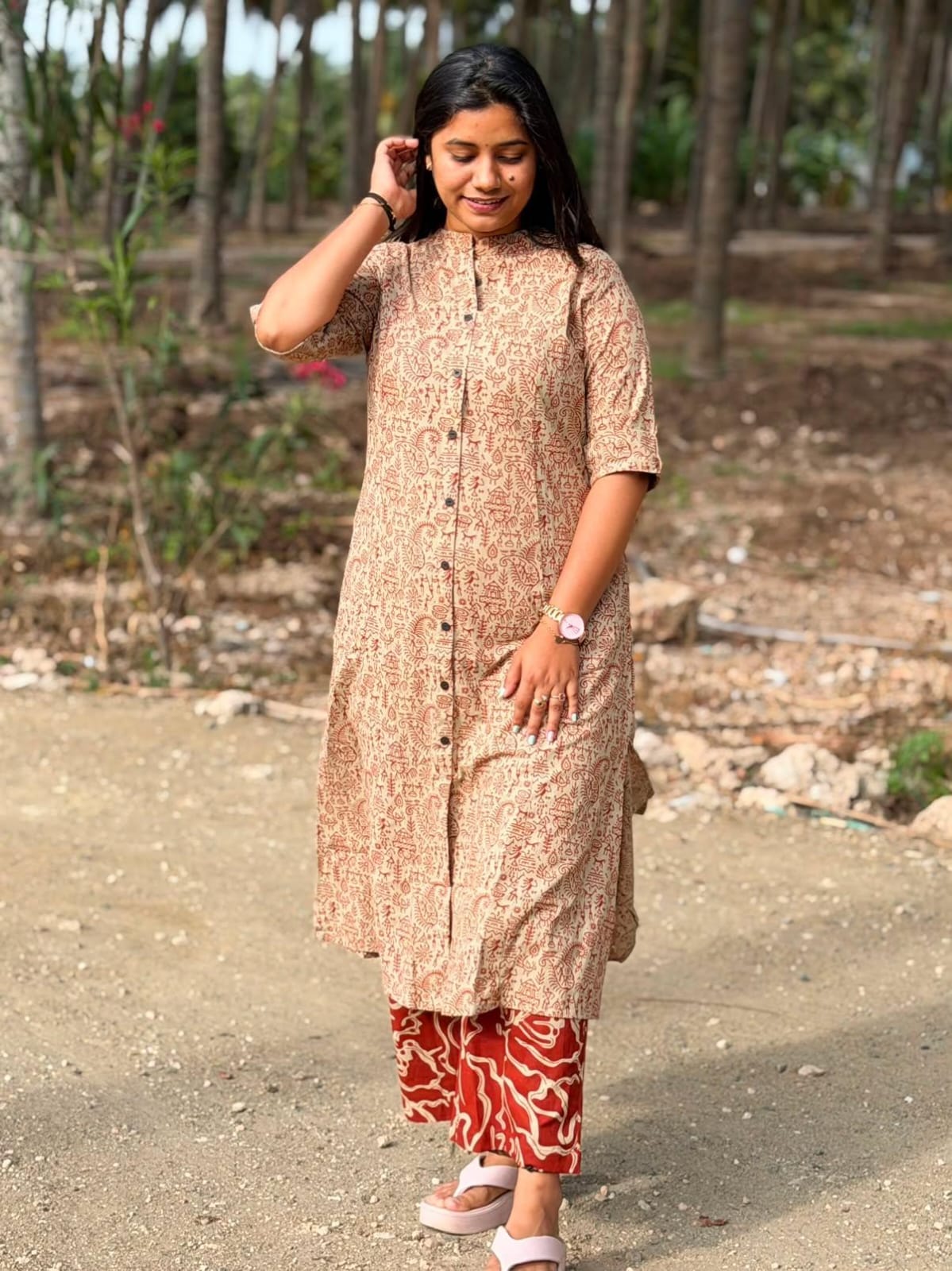 A-Line Cotton Kurti  AL35